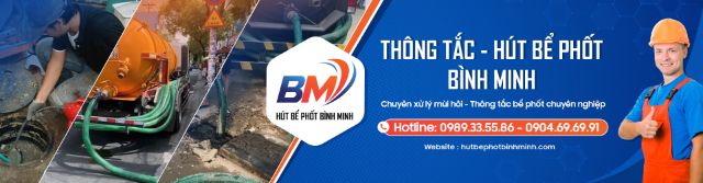 Bình Minh - Dịch vụ hút bể phốt Hoàng Mai  giá rẻ, uy tín