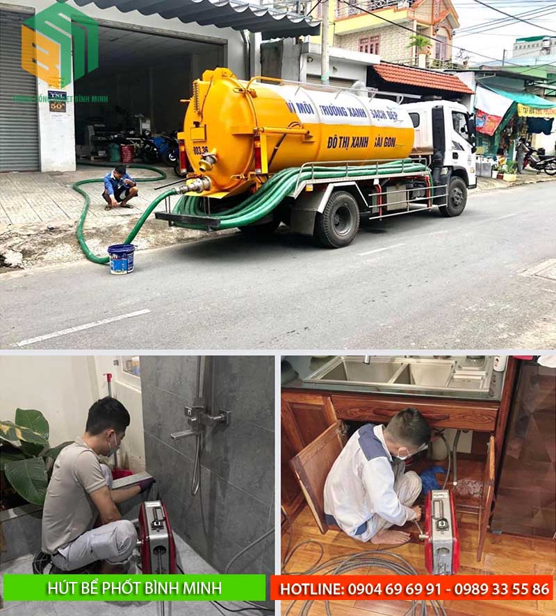 Dịch vụ hút bể phốt tại Ninh Bình