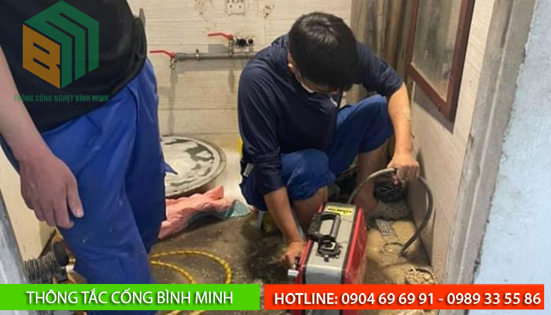Báo giá dịch vụ thông tắc cống tại Quảng Ninh của công ty Bình Minh