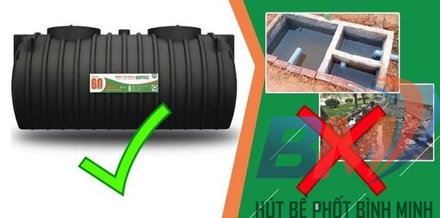 So sánh bể phốt nhựa và bê tông: loại nào tối ưu hơn?