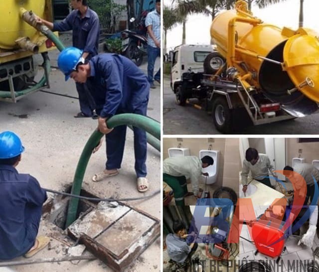 Các bước hút bể phốt chuyên nghiệp tại Thái Bình của Bình Minh
