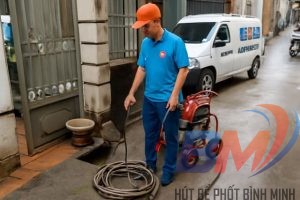 Dịch vụ thông tắc cống tại Đà Nẵng nhanh, rõ, bảo hành dài hạn