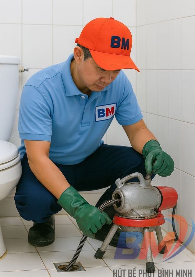 Thợ Bình Minh thông cống nghẹt tại nhà dân ở Cần Thơ, xử lý nhanh sau 15 phút.