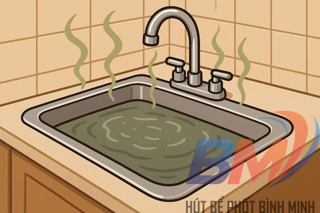 Dấu hiệu cống nghẹt tại Tây Ninh – nước thoát chậm, bốc mùi hôi