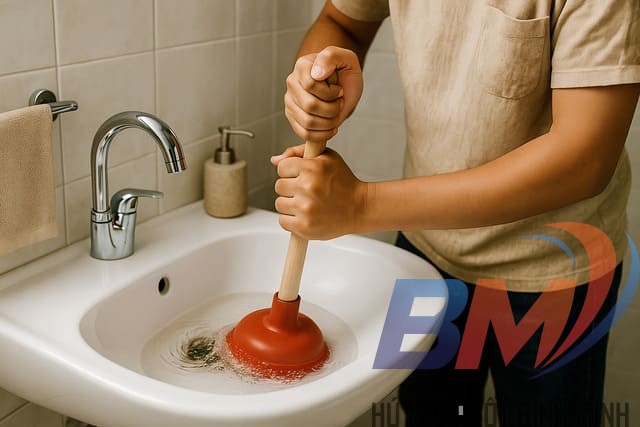 Cách xử lý cống nghẹt nhẹ tại nhà ở An Giang