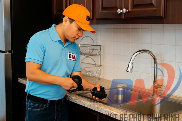 Kỹ thuật viên Bình Minh thông cống nghẹt tại Tây Ninh nhanh chóng