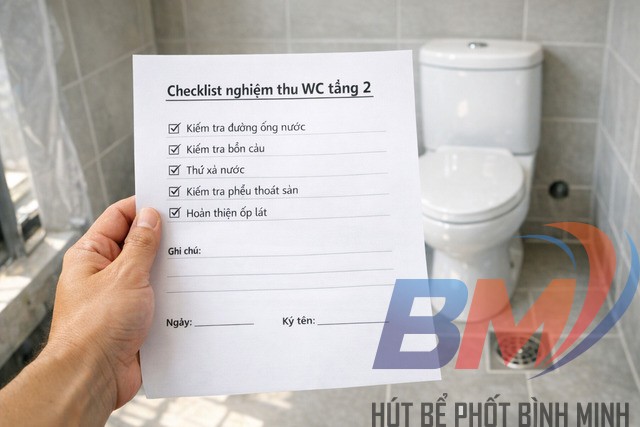 Checklist nghiệm thu trước khi lát gạch/đóng trần: kiểm tra nhanh để tránh đục phá.