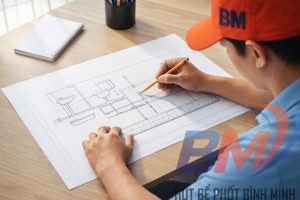 Sơ đồ lắp đặt ống nước nhà vệ sinh chuẩn, chống hôi